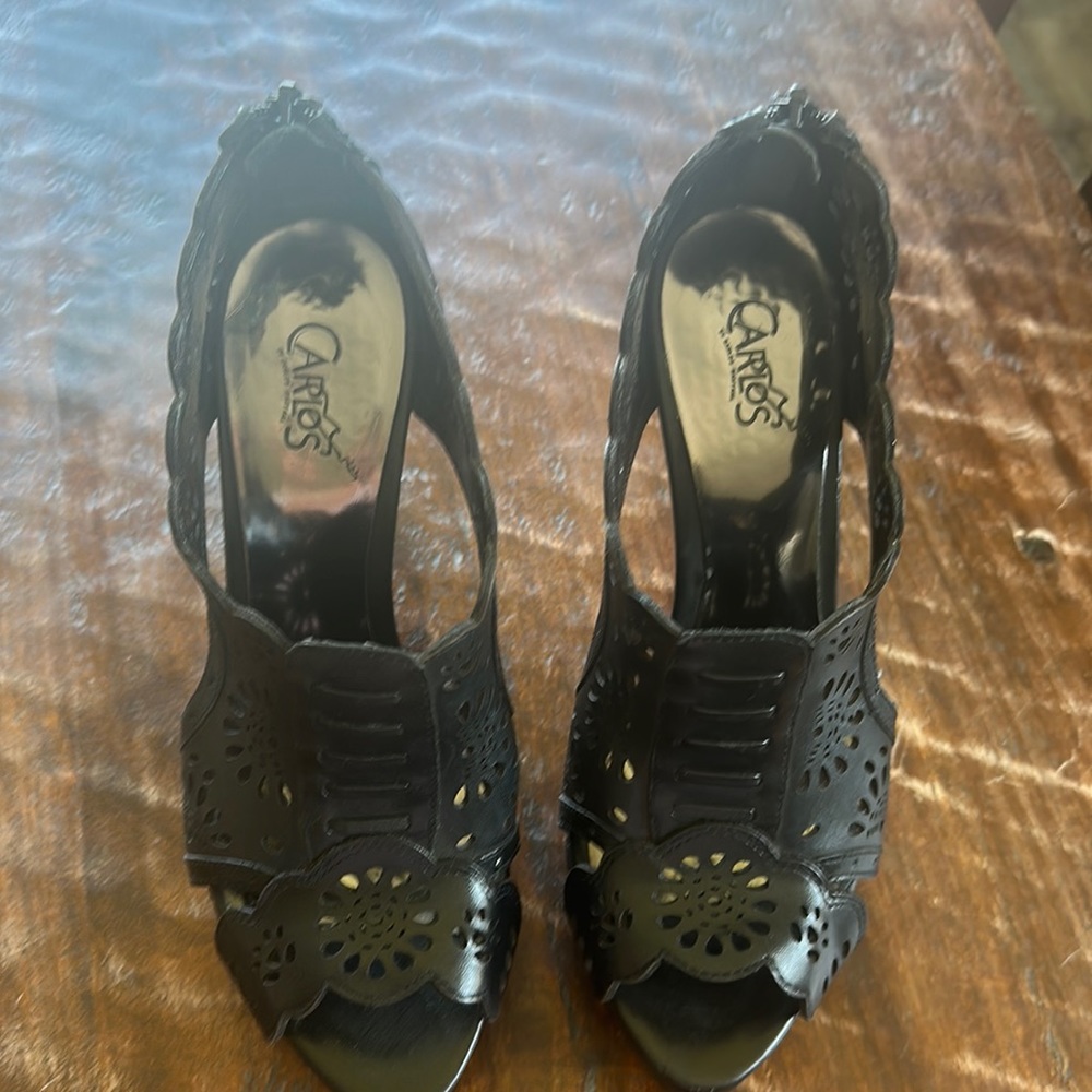 Black Carlos Santana heels